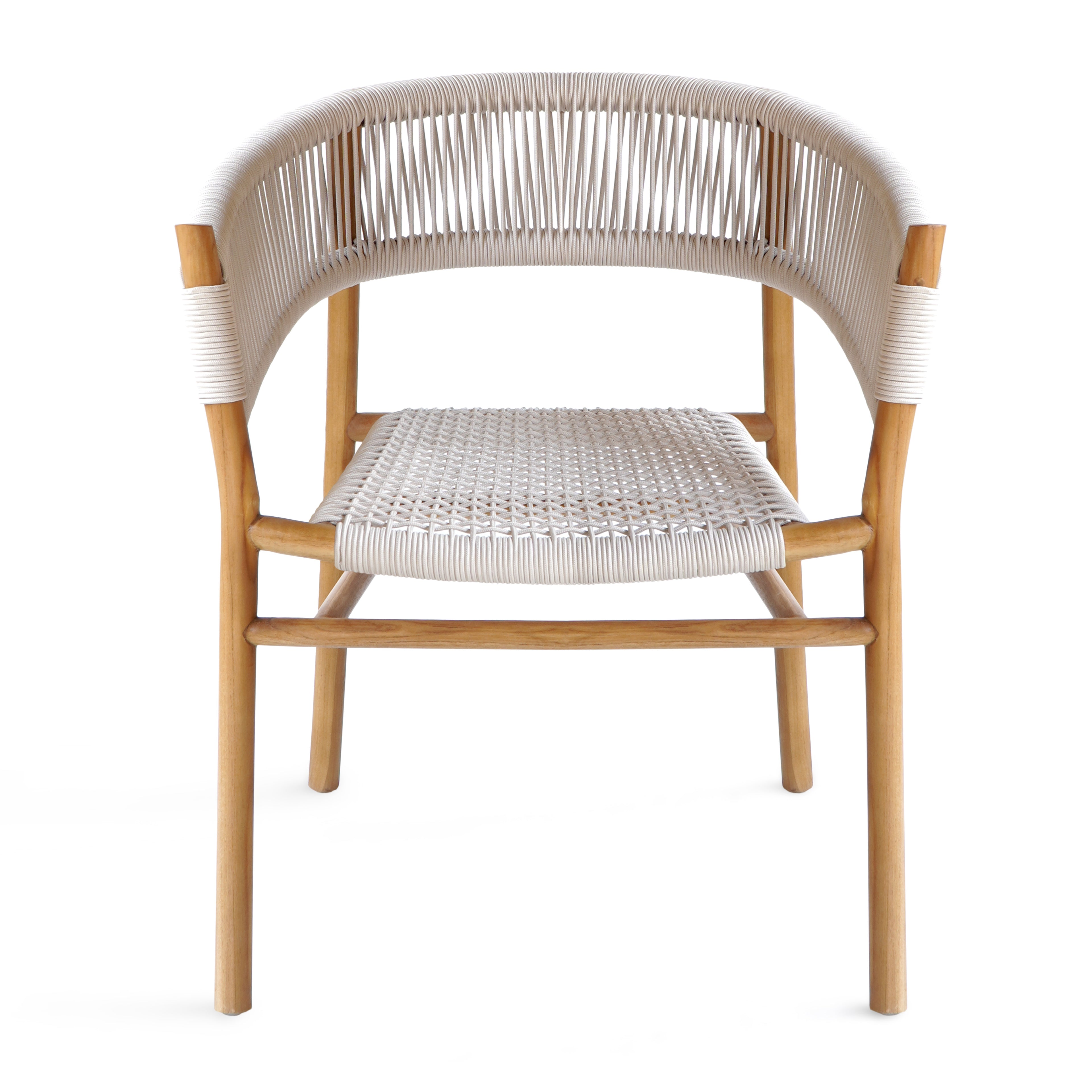 Dubai Modern Luxury Home Furniture - Handcrafted Teakwood Dining Chair. Coastal luxury furniture for Dubai luxury homes, villas and hotels.
