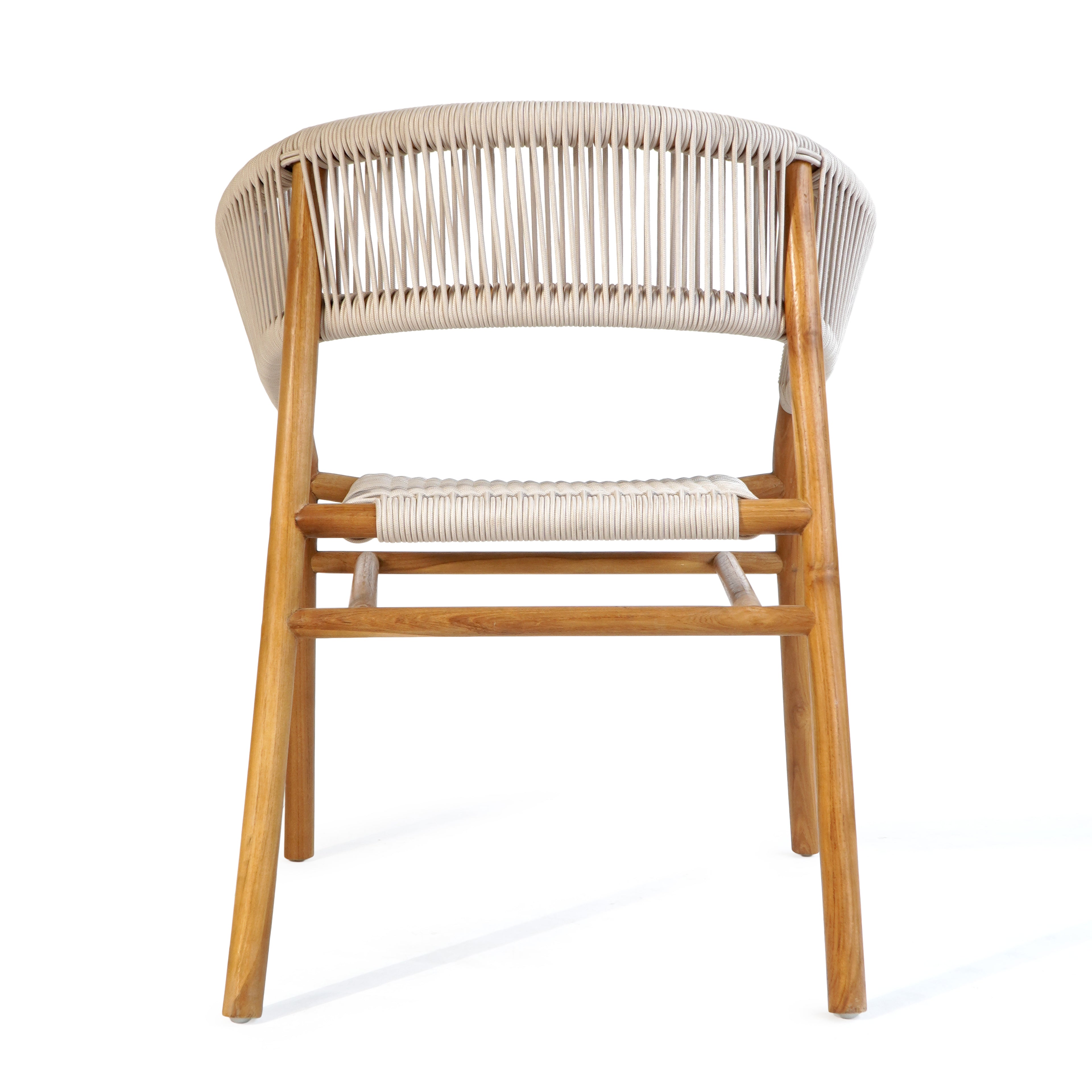 Dubai Modern Luxury Home Furniture - Handcrafted Teakwood Dining Chair. Coastal luxury furniture for Dubai luxury homes, villas and hotels.