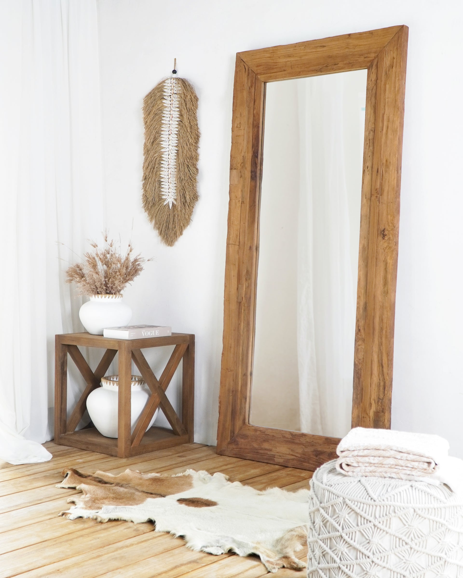 Sienna - Rectangular Floor Mirror