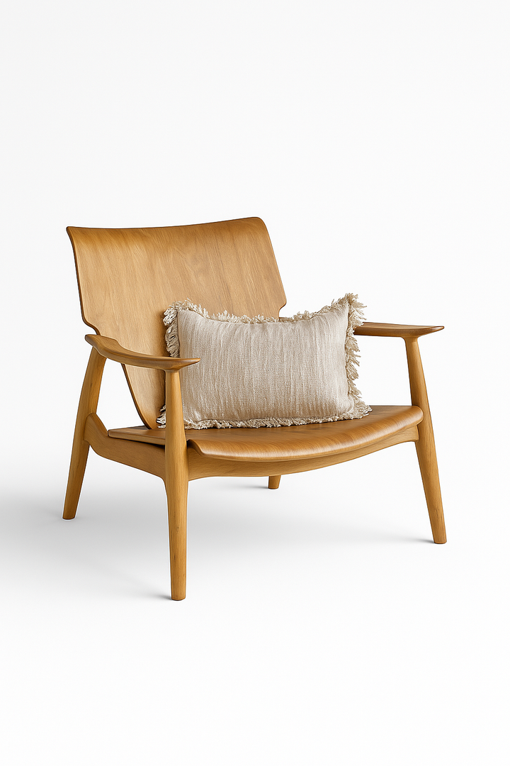 Dubai Coastal Furniture - Solid Handcrafted Teakwood occasional chair. Coastal luxury furniture for Dubai luxury homes, villas and hotels.