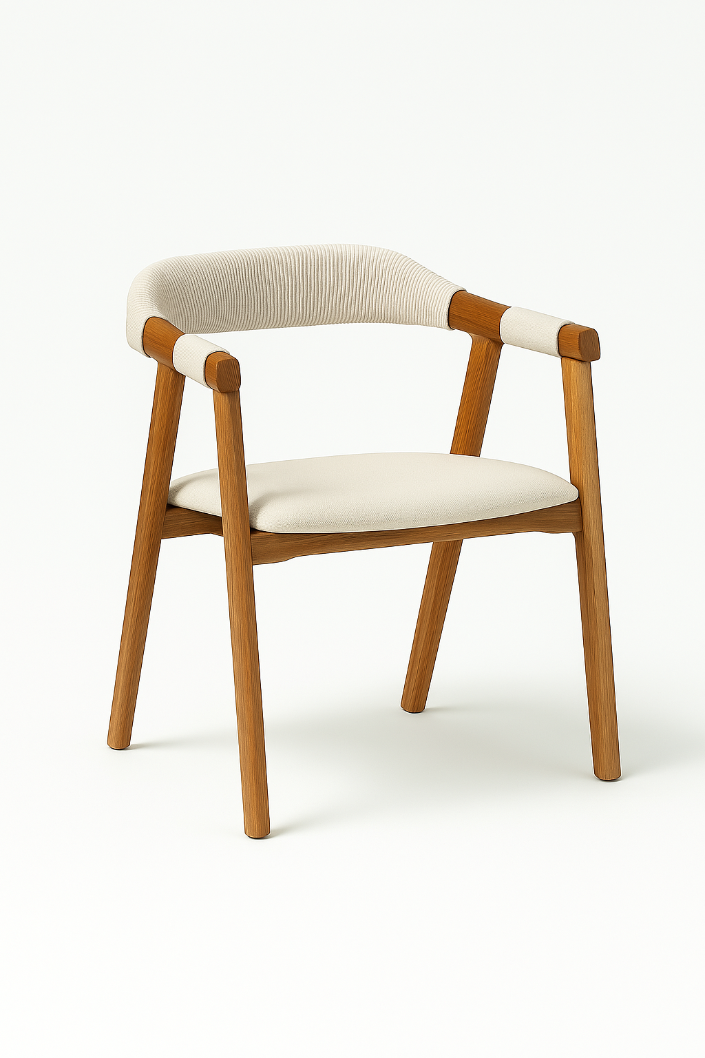 Dubai Modern Luxury Home Furniture - Handcrafted Teakwood Dining Chair. Coastal luxury furniture for Dubai luxury homes, villas and hotels.