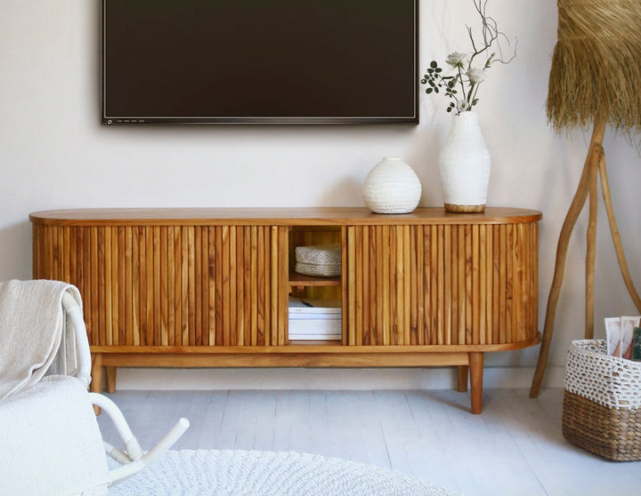 Dubai Coastal Luxury Furniture - Solid Teakwood Buffet. Coastal Living for Dubai homes, villas and hotels.